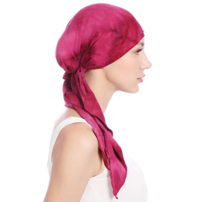 Модный цветочный головной платок для женщин мусульманских Индия Бисероплетение