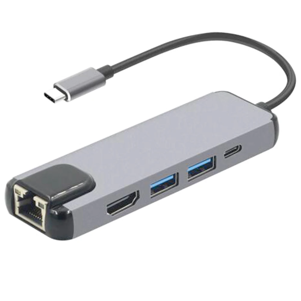 USB 3.0 Type-C хаб с HDMI 4K HD 3,1 M Rj45 Lan адаптер USB 1000 Тип C PD зарядный адаптер для Macbook Pro 5 в 1
USB 3.0 Type-C хаб с HDMI 4K HD 3,1 M Rj45 Lan адаптер USB 1000 Тип C PD зарядный адаптер для Macbook Pro 5 в 1