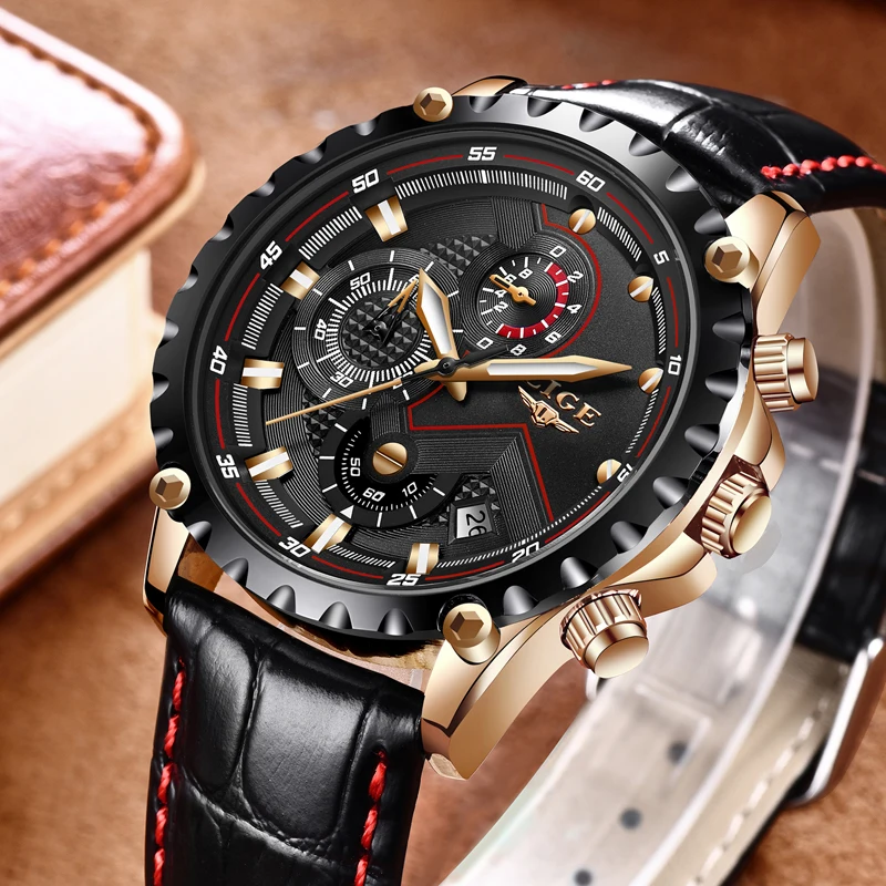 LIGE Watch Men Fashion Quartz Army Military Clock Mens Watches Top Brand Luxury Leather Waterproof Sport Watch Relogio Masculino
LIGE Watch Men Fashion Quartz Army Military Clock Mens Watches Top Brand Luxury Leather Waterproof Sport Watch Relogio Masculino