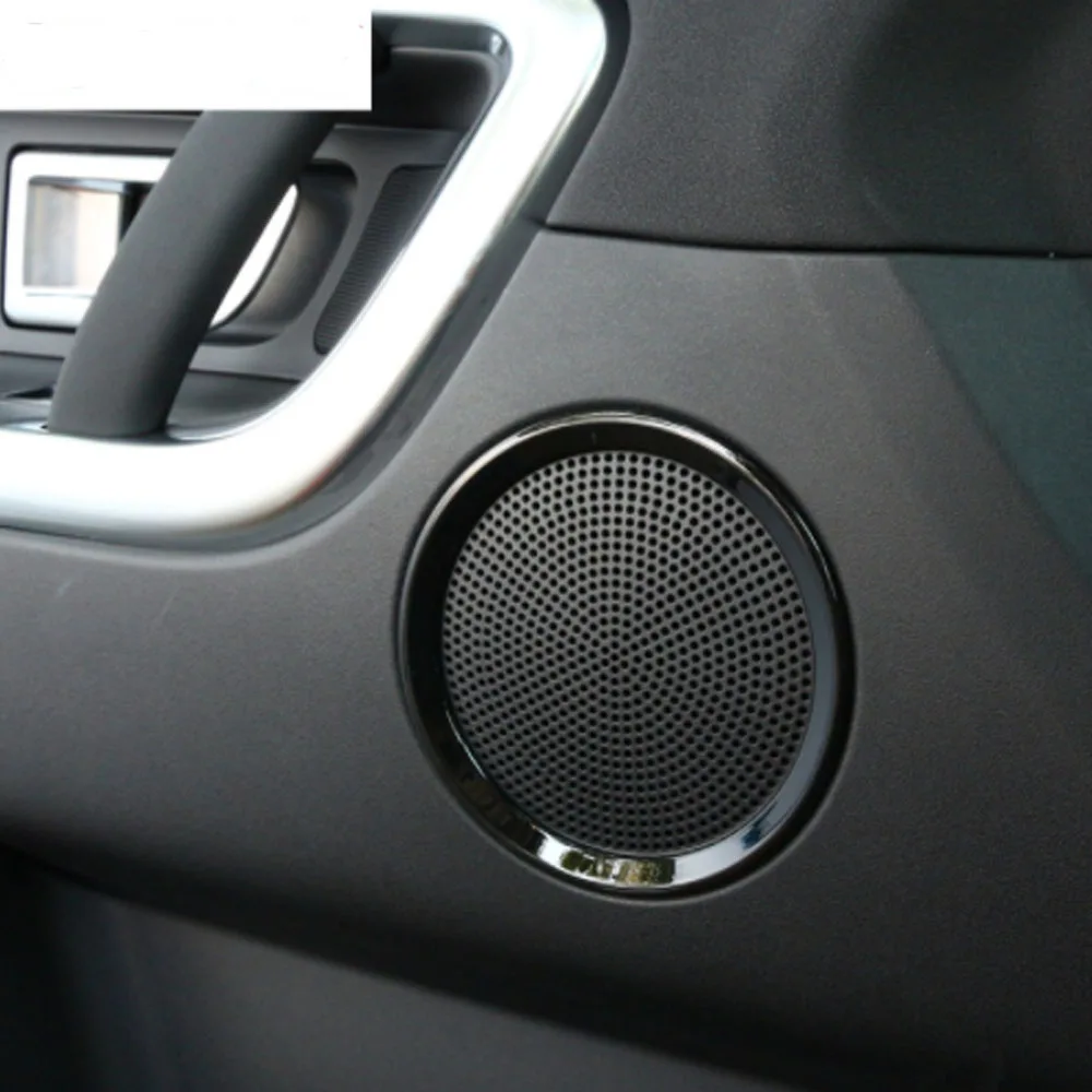 4pcs Gloss Black Style Car Door Speaker Ring Trim For Land Rover Discovery Sport 2015-2017 Car Accessories
4pcs Gloss Black Style Car Door Speaker Ring Trim For Land Rover Discovery Sport 2015-2017 Car Accessories