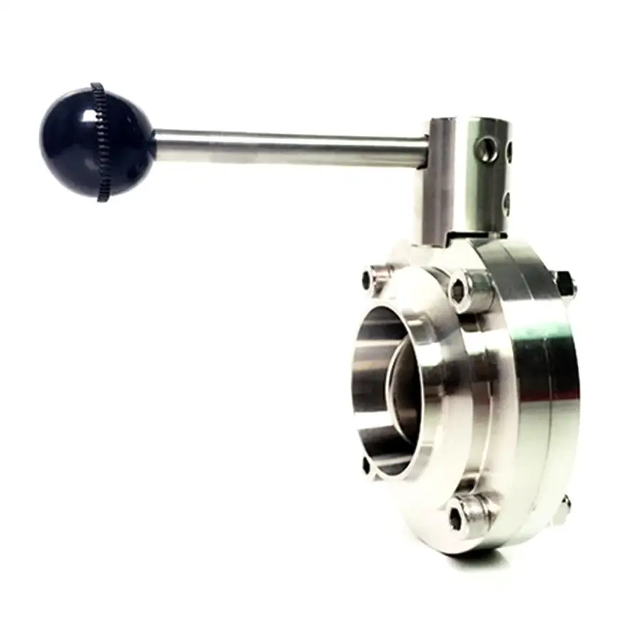 Fit 63mm Pipe OD Butt Welding Sanitary Butterfly Flow Control Valve SUS 304 Stainless Beer Brewing Home
Fit 63mm Pipe OD Butt Welding Sanitary Butterfly Flow Control Valve SUS 304 Stainless Beer Brewing Home