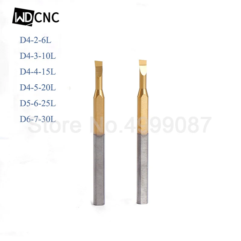 Small hole boring cutter bar hard tin coating alloy handle D4 2mm 3mm 4mm clamping for small diameter 2-4mm
Small hole boring cutter bar hard tin coating alloy handle D4 2mm 3mm 4mm clamping for small diameter 2-4mm