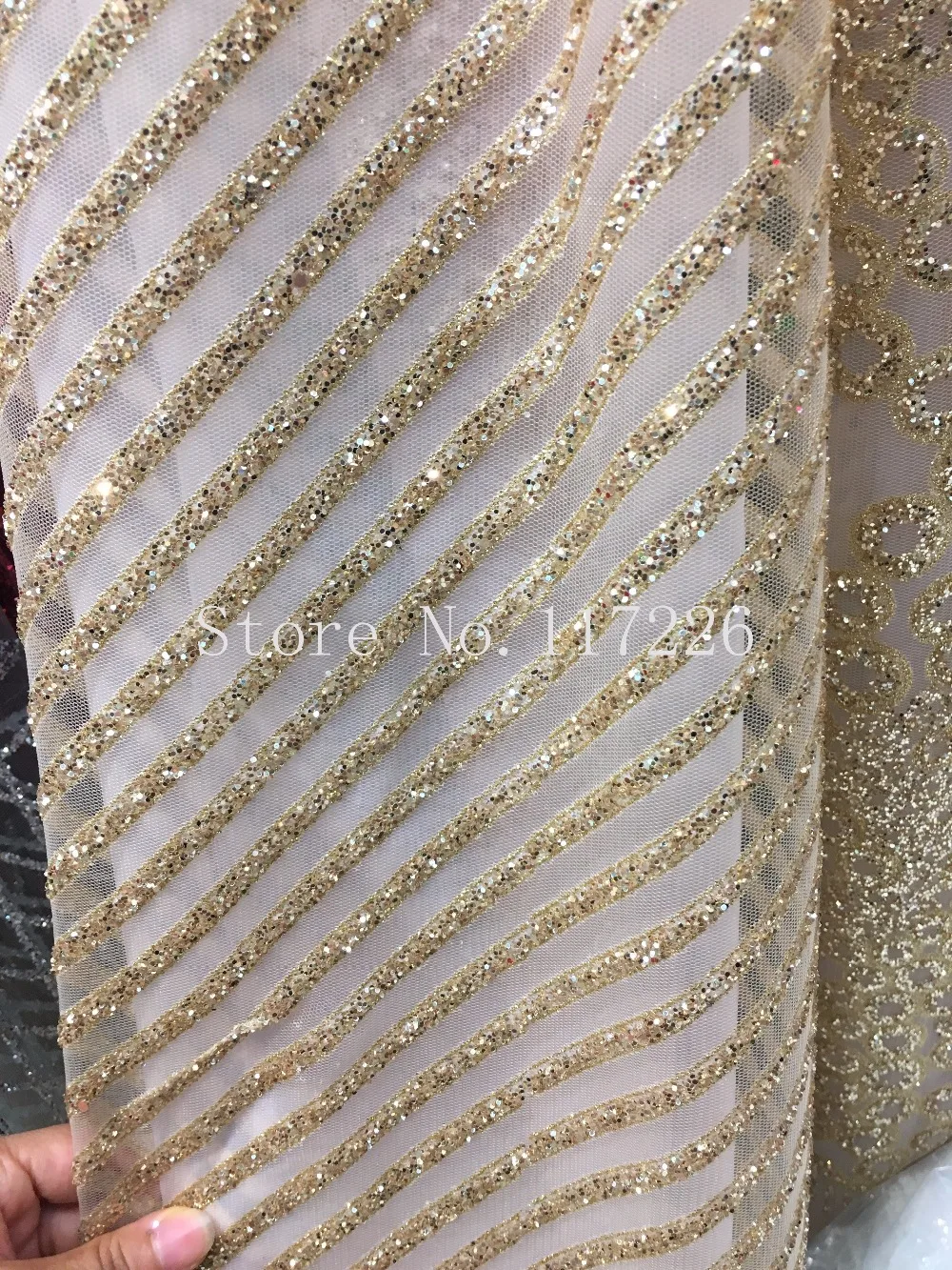 hot selling french net lace fabric JRB-72207 sparkly glued glitter african Tulle lace for women party dress
hot selling french net lace fabric JRB-72207 sparkly glued glitter african Tulle lace for women party dress