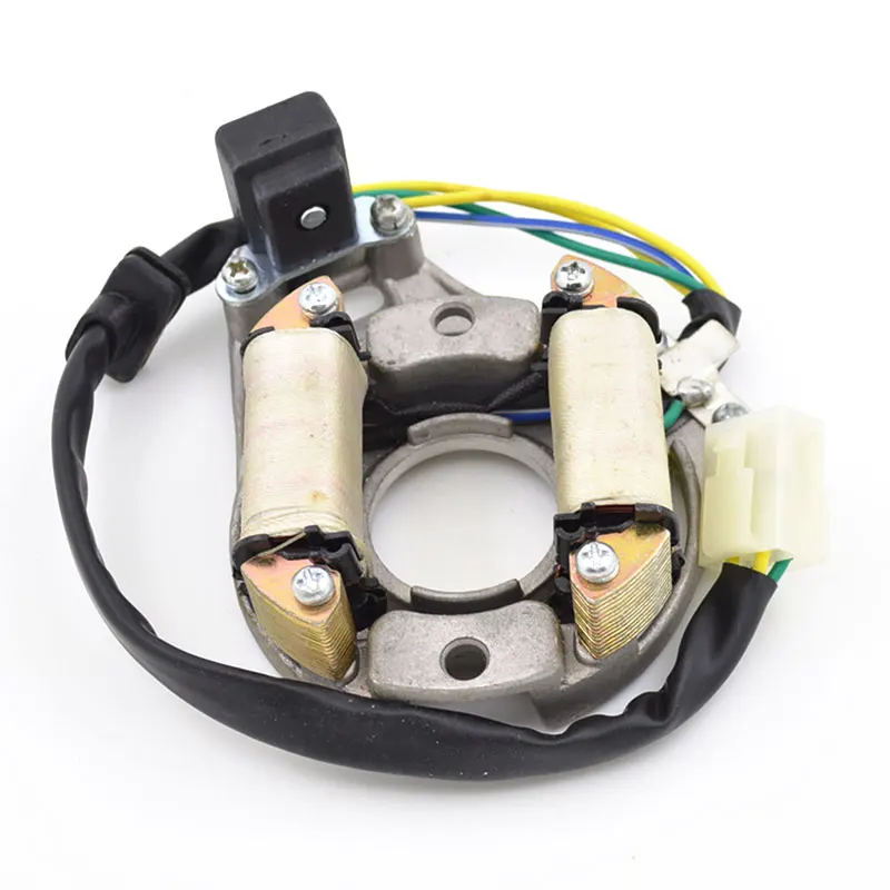 Motorcycle 4 Wire DC Magneto Stator Coil Generator For 50cc 70cc 90cc 100cc 110cc 125cc Dirt Bike Go Cart TaoTao Spare Parts
Motorcycle 4 Wire DC Magneto Stator Coil Generator For 50cc 70cc 90cc 100cc 110cc 125cc Dirt Bike Go Cart TaoTao Spare Parts