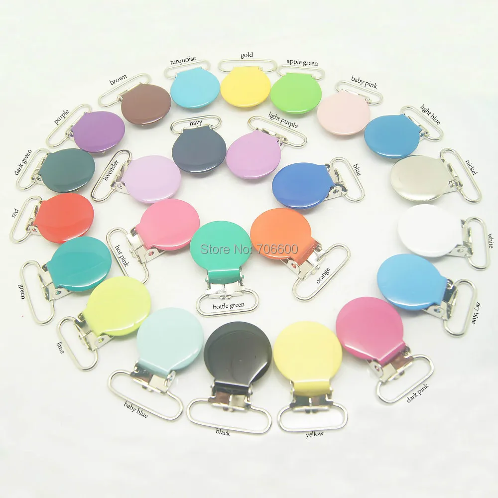 200PCS Lead Free Metal Suspender Paci Pacifier Holder Clips Ribbon 25mm Craft Sewing Tool Garment Clips
200PCS Lead Free Metal Suspender Paci Pacifier Holder Clips Ribbon 25mm Craft Sewing Tool Garment Clips