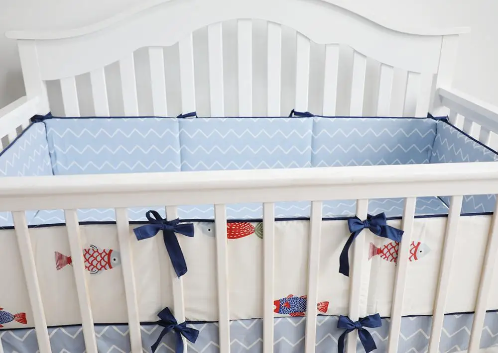 4 Pcs Baby Crib Bumpers Newborn Boy Girl’s Bed Bumper Pads Breathable Crib Protector(Fish)
4 Pcs Baby Crib Bumpers Newborn Boy Girl’s Bed Bumper Pads Breathable Crib Protector(Fish)