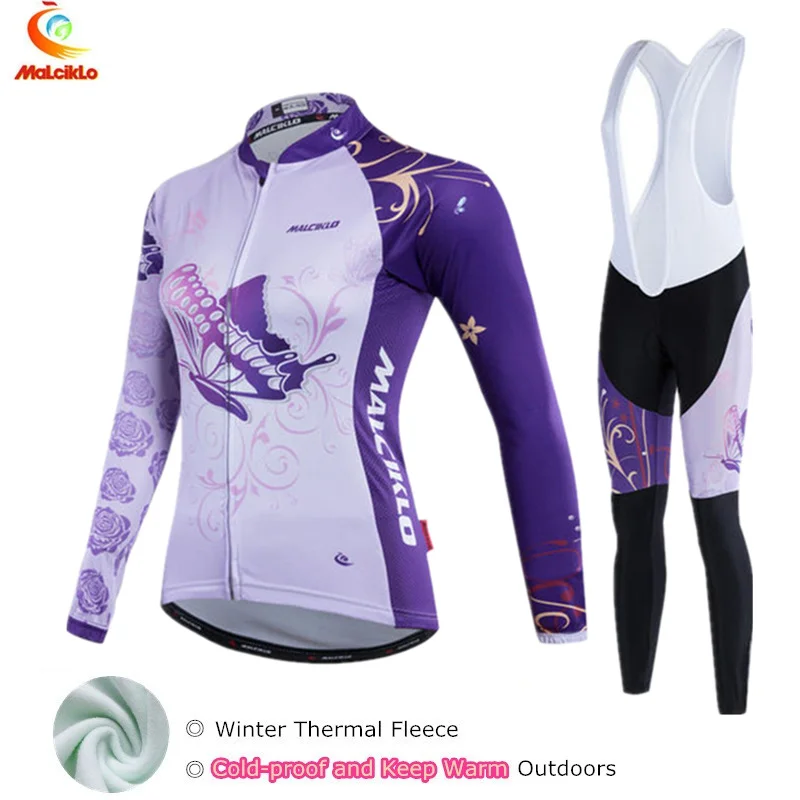 Красивая зимняя теплая флисовая веломайка Malciklo/велосипедная форма для горного велосипеда/комплекты с длинным рукавом, женская одежда для в... 
Красивая зимняя теплая флисовая веломайка Malciklo/велосипедная форма для горного велосипеда/комплекты с длинным рукавом, женская одежда для в...
