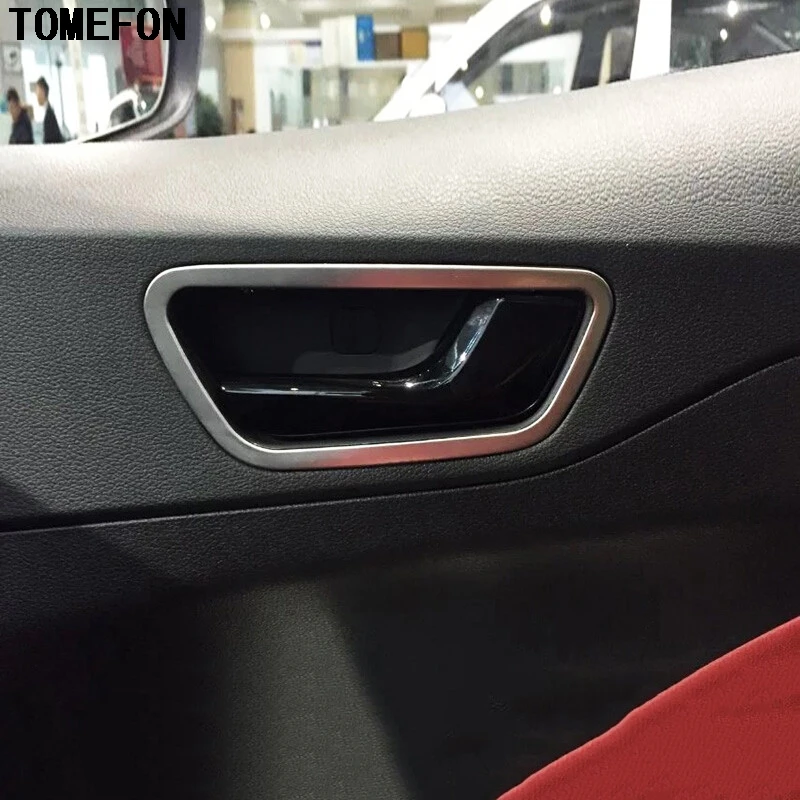 TOMEFON внутренняя дверная Накладка для Kia Rio 4 2017 крышка круглая автомобильная