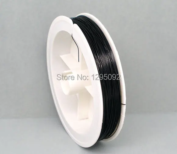 1 Roll Black Beading Steel Wire Creation Jewelry DIY Making Findings 0.38mm (70M)
1 Roll Black Beading Steel Wire Creation Jewelry DIY Making Findings 0.38mm (70M)