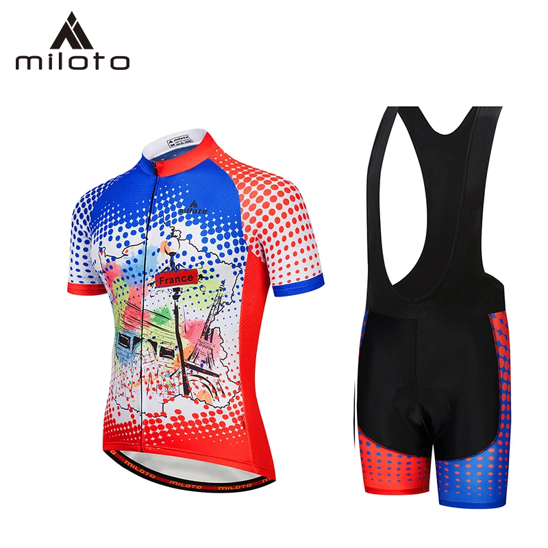 MILOTO Cycling Sets Men's ropa ciclismo hombre Bib Shorts Cycling Suit Pro Cycling Clothing Bike Bicycle cycling jersey set
MILOTO Cycling Sets Men's ropa ciclismo hombre Bib Shorts Cycling Suit Pro Cycling Clothing Bike Bicycle cycling jersey set