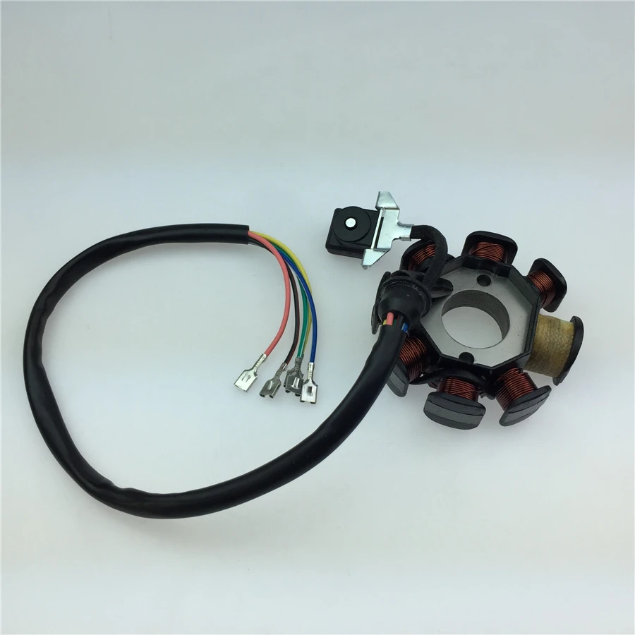 

STARPAD For Zongshen Engine Accessories Zongshen 250 Race Engine 8-pole AC Coil White Board Engine Magnet Motor Stator