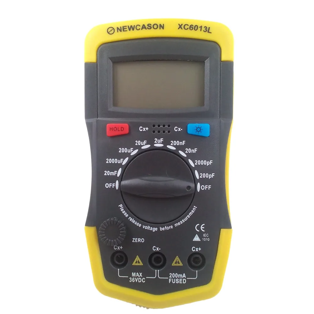 Digtital Capacitance Meter XC6013L Capacitor Tester MF UF Circuit Gauge LCD Capacitance Meter Tester
Digtital Capacitance Meter XC6013L Capacitor Tester MF UF Circuit Gauge LCD Capacitance Meter Tester