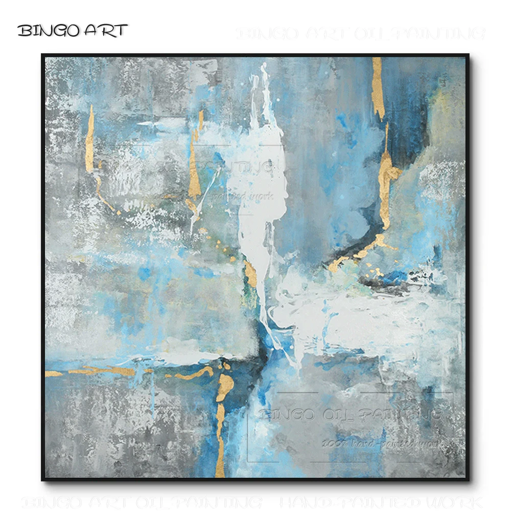 Excellent Artist Hand-painted High Quality Beauty Colors Aqua Blue Oil Painting on Canvas Fashion Colors Aqua Blue Oil Painting
Excellent Artist Hand-painted High Quality Beauty Colors Aqua Blue Oil Painting on Canvas Fashion Colors Aqua Blue Oil Painting