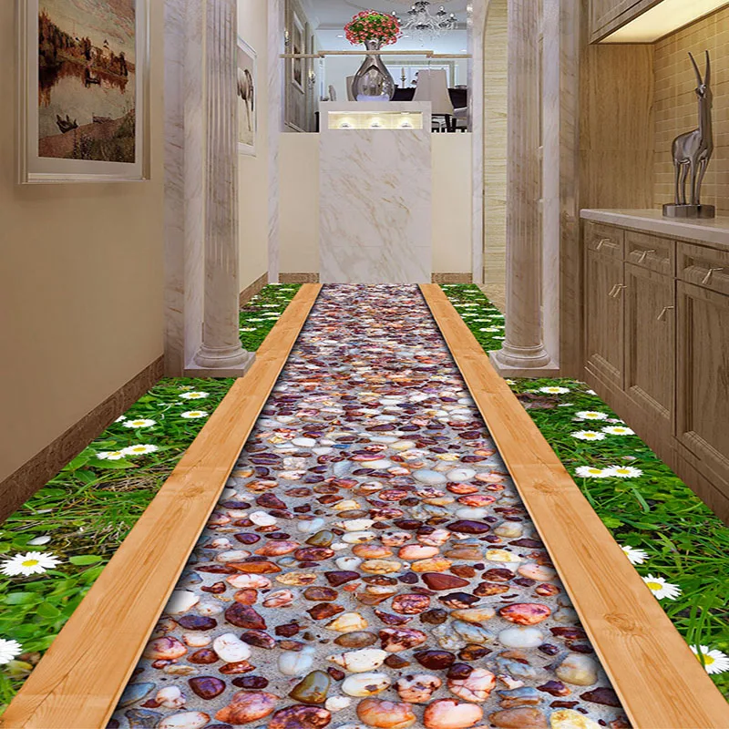 Custom Photo 3D Floor Wallpaper Cobblestone Stone Small Road Living Room Entrance Corridor 3D Flooring PVC Self-adhesive Mural
Custom Photo 3D Floor Wallpaper Cobblestone Stone Small Road Living Room Entrance Corridor 3D Flooring PVC Self-adhesive Mural