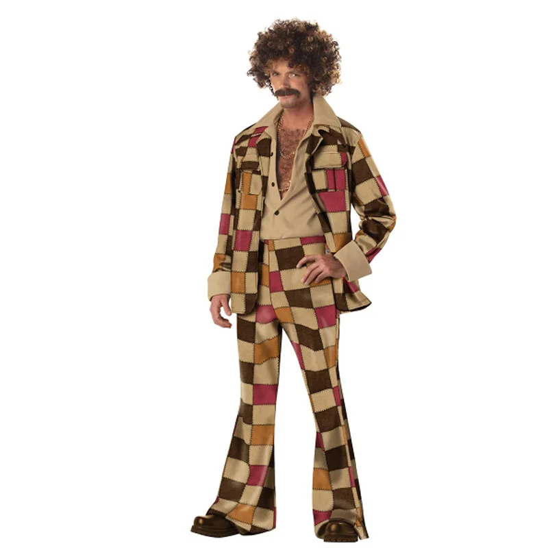 Free Shipping Hot Men 60s 70s Retro Hippie Costume Vintage 1960s 1970s Go Go Girl Disco Costumes Men's Disco Costume
Free Shipping Hot Men 60s 70s Retro Hippie Costume Vintage 1960s 1970s Go Go Girl Disco Costumes Men's Disco Costume