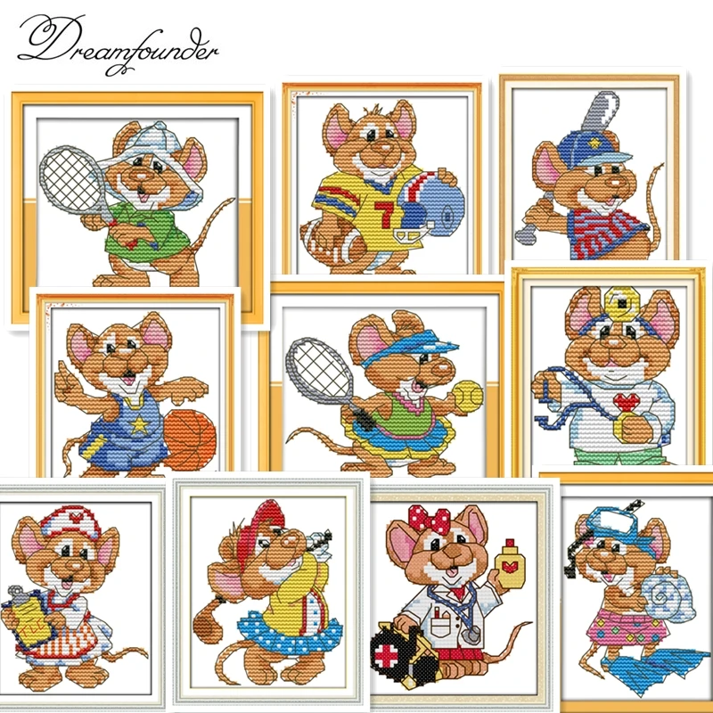 The sport mouse cross stitch kit aida 14ct 11ct count printed canvas stitches embroidery DIY handmade needlework
The sport mouse cross stitch kit aida 14ct 11ct count printed canvas stitches embroidery DIY handmade needlework
