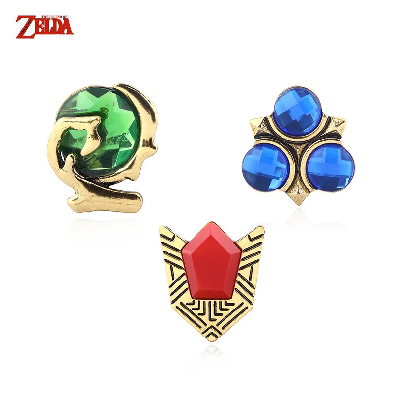 Легенда о Зельде булавки брошь ссылка Zelda духовные камни металлический значок
