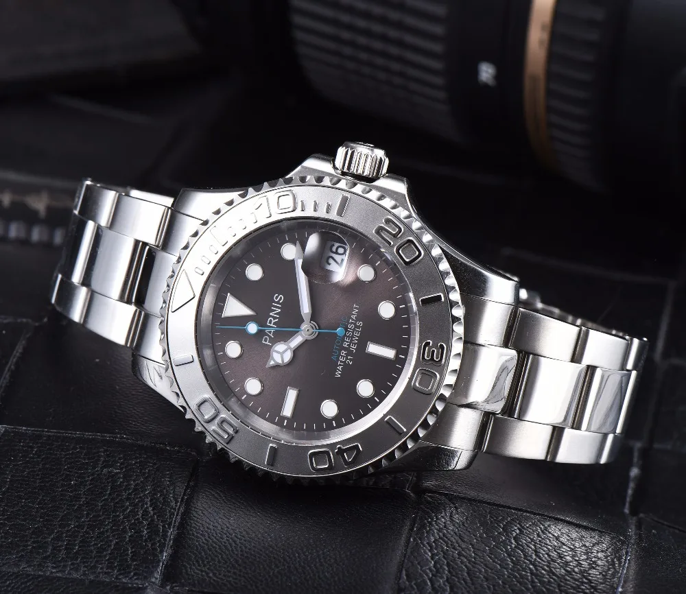 40mm Parnis Automatic Deep Sea Series Watch Men Rotating Ceramic Mechanical Watches Folding Clasp Bracelt
40mm Parnis Automatic Deep Sea Series Watch Men Rotating Ceramic Mechanical Watches Folding Clasp Bracelt