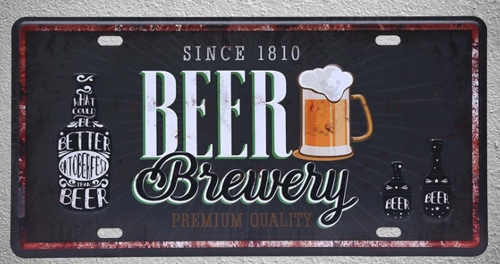1 pc Beer brewery premium quality bar drink plaques shop store Tin Plates Signs wall Decoration Metal Art Vintage Poster
1 pc Beer brewery premium quality bar drink plaques shop store Tin Plates Signs wall Decoration Metal Art Vintage Poster
