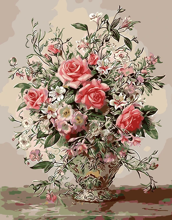 Various flowers paintings by hand no frame home decoration oil painting pictures by numbers scenery wall art
Various flowers paintings by hand no frame home decoration oil painting pictures by numbers scenery wall art