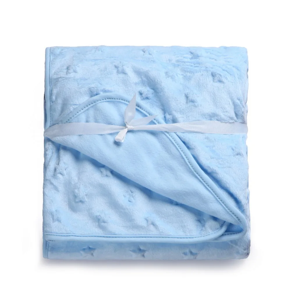 Baby Blanket Newborn Thermal Soft Fleece & Swaddling Bedding Set Velvet | Мать и ребенок