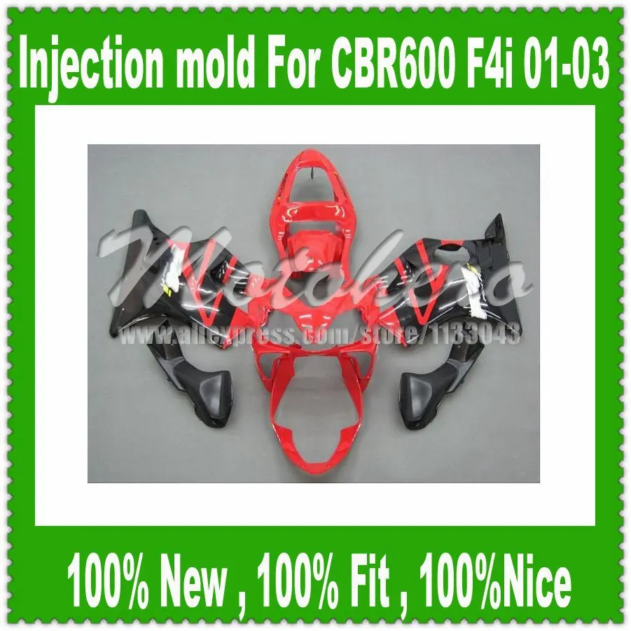 F4i 01 for HONDA CBR 600 CBR600 F4i 2001 - 2003 CBR600F4i 01 02 03 2001 2002 2003 01-03 ABS fairing kit Red BlackMTHO
F4i 01 for HONDA CBR 600 CBR600 F4i 2001 - 2003 CBR600F4i 01 02 03 2001 2002 2003 01-03 ABS fairing kit Red BlackMTHO