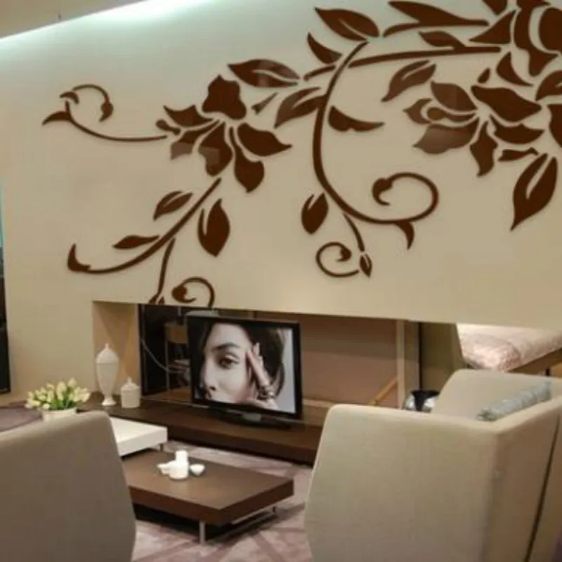 160*96cm Large Wall stickers living room romantic decoration crystal three-dimensional black flowers wonderful fashion sticker
160*96cm Large Wall stickers living room romantic decoration crystal three-dimensional black flowers wonderful fashion sticker