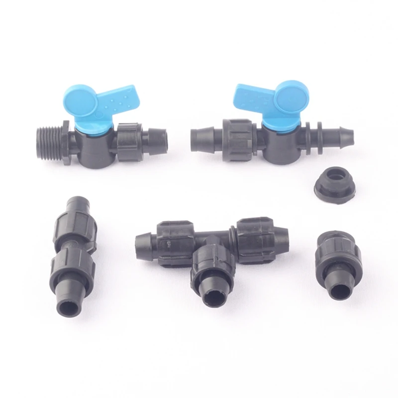 16PE Drip Pipe Connector Micro Irrigation PE Pipe Water Valve Thread Locked More Fixed Tee Coupling Connector Tube End Plug
16PE Drip Pipe Connector Micro Irrigation PE Pipe Water Valve Thread Locked More Fixed Tee Coupling Connector Tube End Plug
