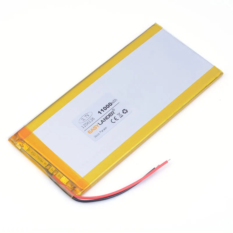 3.7V 11000mAH 1256126 polymer lithium ion battery Li-ion battery for POWER BANK MP3 MP4 tablet pc E-BOOK
3.7V 11000mAH 1256126 polymer lithium ion battery Li-ion battery for POWER BANK MP3 MP4 tablet pc E-BOOK