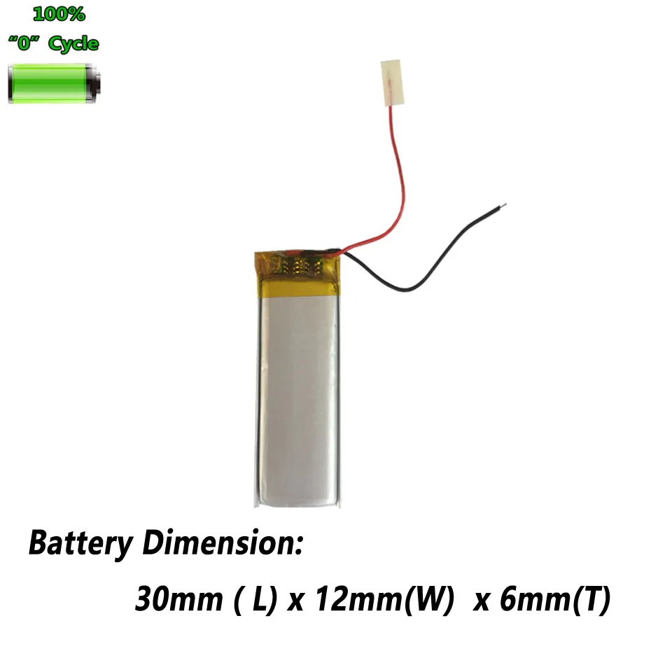 3.7V 200mAh li-Polymer 601230 Battery For prestigio DVR 585 Bluetooth Headset Wearable Electronics Devices GPS PDA MP4 AKKU
3.7V 200mAh li-Polymer 601230 Battery For prestigio DVR 585 Bluetooth Headset Wearable Electronics Devices GPS PDA MP4 AKKU