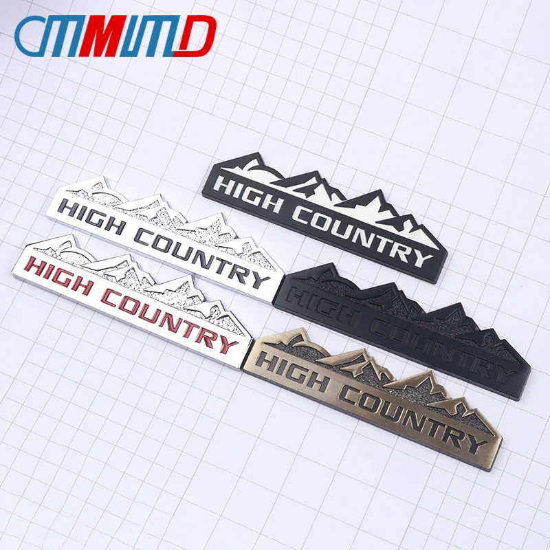 Car Styling 3D Metal Refitting HIGH COUNTRY Snow Mountain Trail Rated Sticker Badge for Chevrolet JEEP Wrangler Cherokee
Car Styling 3D Metal Refitting HIGH COUNTRY Snow Mountain Trail Rated Sticker Badge for Chevrolet JEEP Wrangler Cherokee
