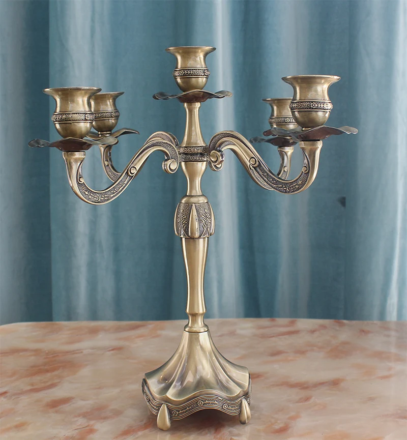 Europe H32cm 3/5arm bronze color retro candlestick holder plated candle holder candle lantern for home decoration ZT119
Europe H32cm 3/5arm bronze color retro candlestick holder plated candle holder candle lantern for home decoration ZT119
