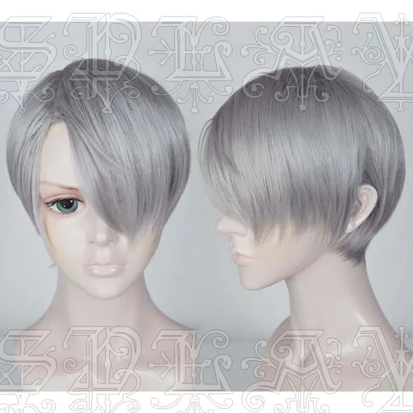 Anime Yuri!!! on Ice Viktor Nikiforov Cosplay Wigs Short Heat Resistant Synthetic Hair Wig + Wig Cap
Anime Yuri!!! on Ice Viktor Nikiforov Cosplay Wigs Short Heat Resistant Synthetic Hair Wig + Wig Cap
