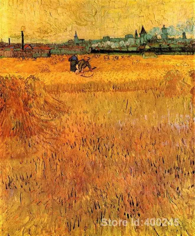 Arles View from the Wheat Fields by Vincent Van Gogh Oil painting reproduction home decor Hand painted High quality
Arles View from the Wheat Fields by Vincent Van Gogh Oil painting reproduction home decor Hand painted High quality