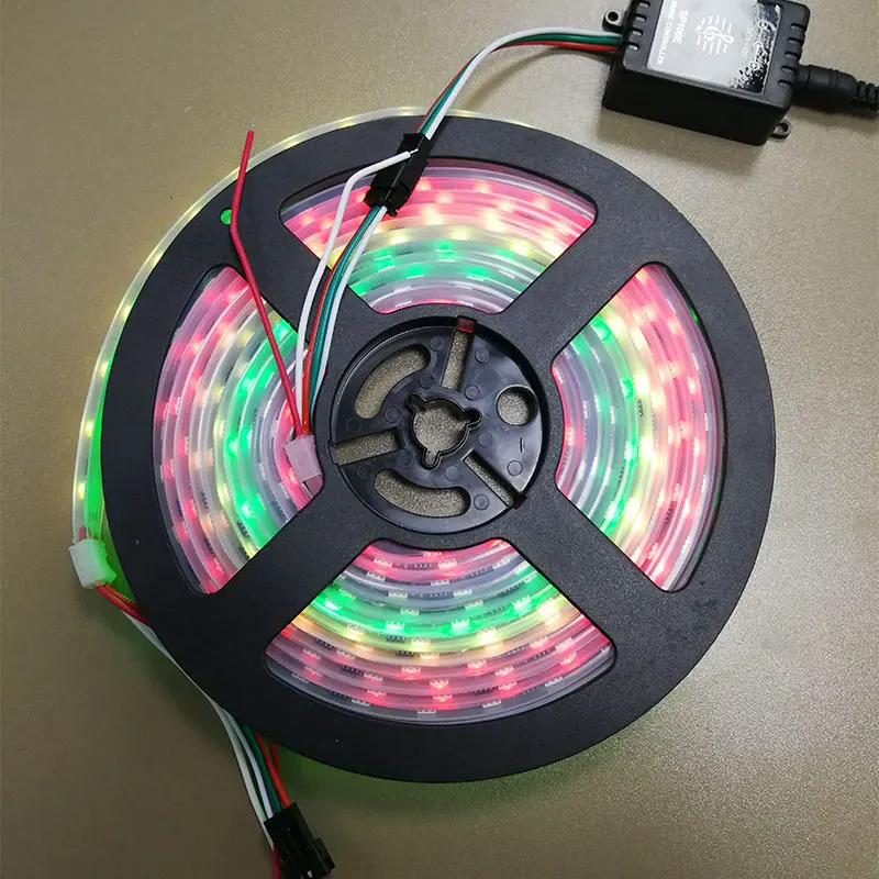 5m waterprooof SM16703 WS2811 60leds/m led addressable dream color strip light, 1 IC 3 LED, 20 IC/m, 5M/reel, leds pixel light
5m waterprooof SM16703 WS2811 60leds/m led addressable dream color strip light, 1 IC 3 LED, 20 IC/m, 5M/reel, leds pixel light