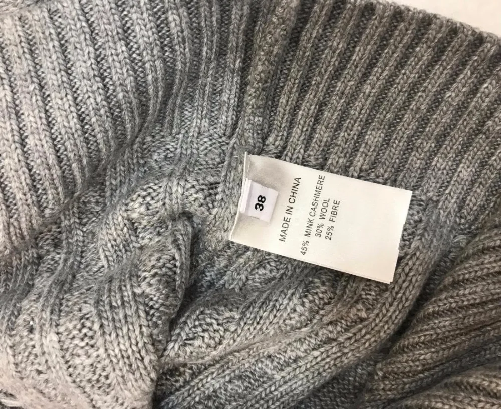 Cashmere + Woolen Knitted warm sets Twist knit Velvet Sweater + Mink Cashmere Trousers Leisure Two-piece elastic suits wq104 
Cashmere + Woolen Knitted warm sets Twist knit Velvet Sweater + Mink Cashmere Trousers Leisure Two-piece elastic suits wq104