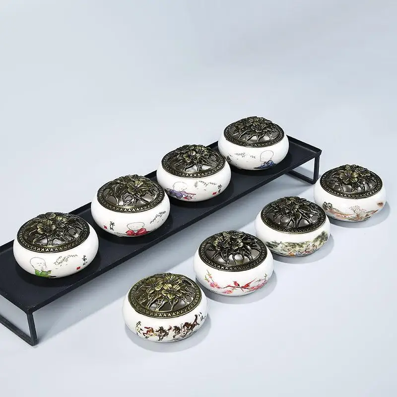 Incense Burners Ceramic Portable Porcelain Censer Buddhism Incense Holder Home Tea house Yoga Studio Gift
Incense Burners Ceramic Portable Porcelain Censer Buddhism Incense Holder Home Tea house Yoga Studio Gift