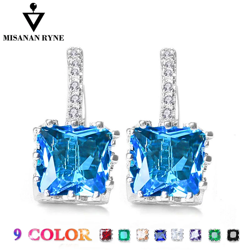 MISANANRYNE Fashion Earrings for Women Shining Square Zircon Wedding Earrings Jewelry Accessories boucle d'oreille brincos
MISANANRYNE Fashion Earrings for Women Shining Square Zircon Wedding Earrings Jewelry Accessories boucle d'oreille brincos