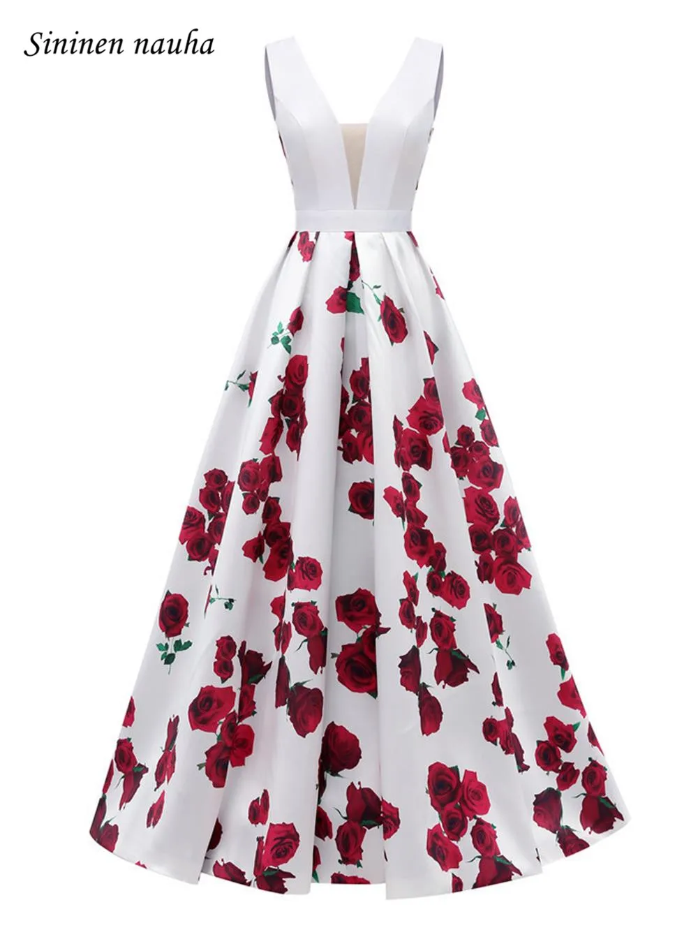 Floral Print Long Evening Formal Dresses V Neck Backless A Line Prom Party Dress Plus Size Vestidos De Festa Robe De Soiree 263
Floral Print Long Evening Formal Dresses V Neck Backless A Line Prom Party Dress Plus Size Vestidos De Festa Robe De Soiree 263