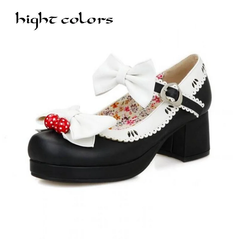 New 2021 Spring Autumn Ladies Sweet Black Candy Color Womens Mary Janes Pumps Low Heel Lolita Bowknot Shoes For Women 34~42
New 2021 Spring Autumn Ladies Sweet Black Candy Color Womens Mary Janes Pumps Low Heel Lolita Bowknot Shoes For Women 34~42