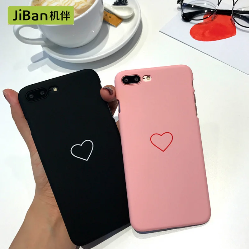 JiBan 10 шт./лот свежий маленькая любовь мобильного телефона чехол для iphone 6 S 7 8 plus X