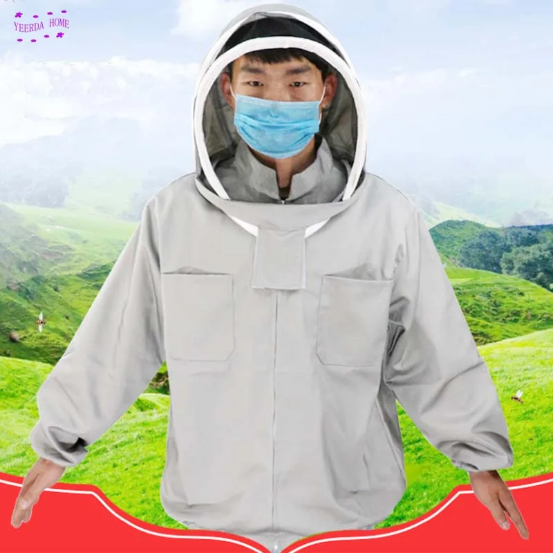 Beekeeping Jacket Veil Set anti bee clothing breathable beekeeping suit clothes protective clothing|Защитная одежда| |