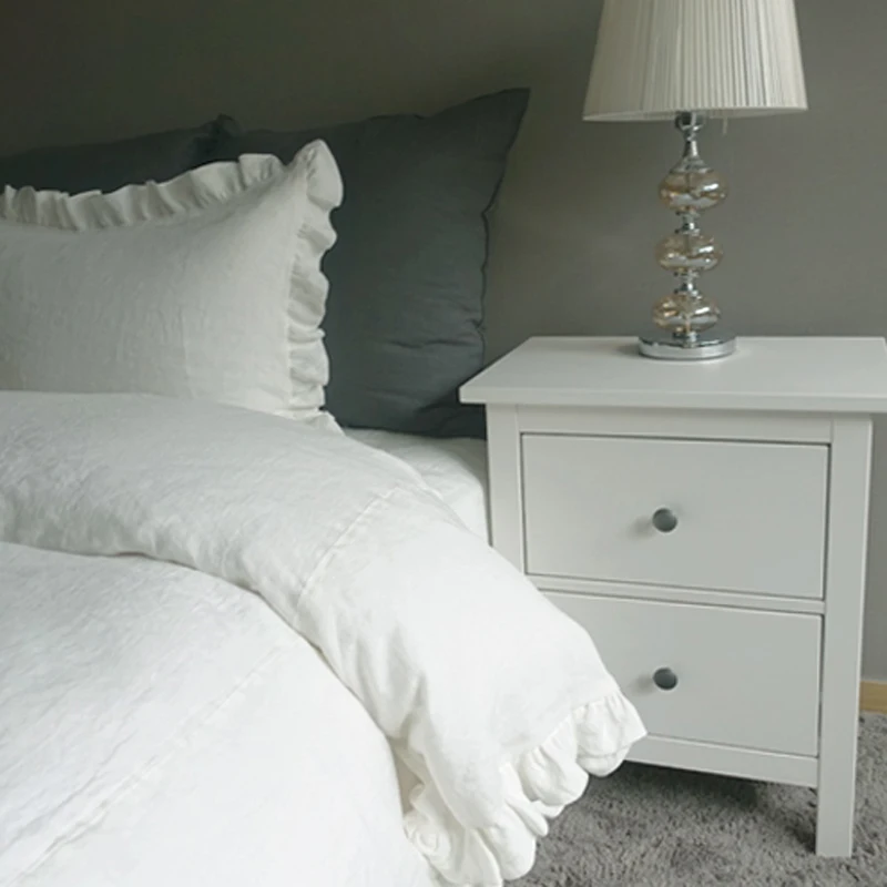 Free Shipping 3Pcs Set Vintage Linen Duvet Cover Sets With Ruffle 100 % Linen Handmade
Free Shipping 3Pcs Set Vintage Linen Duvet Cover Sets With Ruffle 100 % Linen Handmade