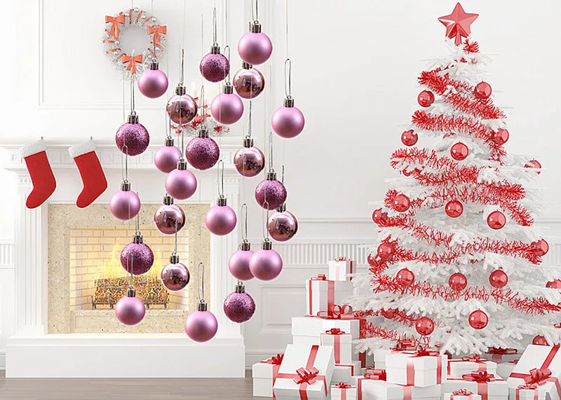24pcs Christmas Ball Ornaments Shatterproof Christmas Decorations Tree Balls Pastel Small for Holiday Wedding Party Decoration
24pcs Christmas Ball Ornaments Shatterproof Christmas Decorations Tree Balls Pastel Small for Holiday Wedding Party Decoration