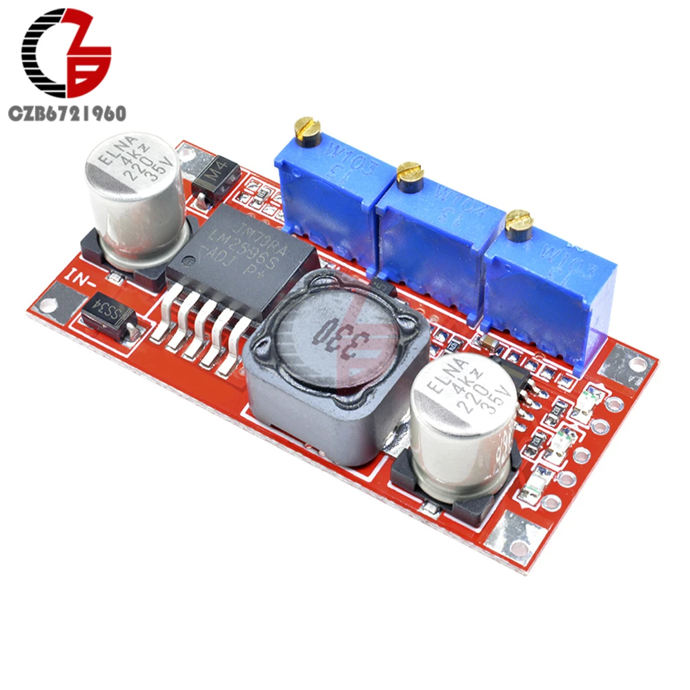 LM2596 DC-DC понижающий преобразователь Регулируемый Модуль CC CV для зарядки литиевой