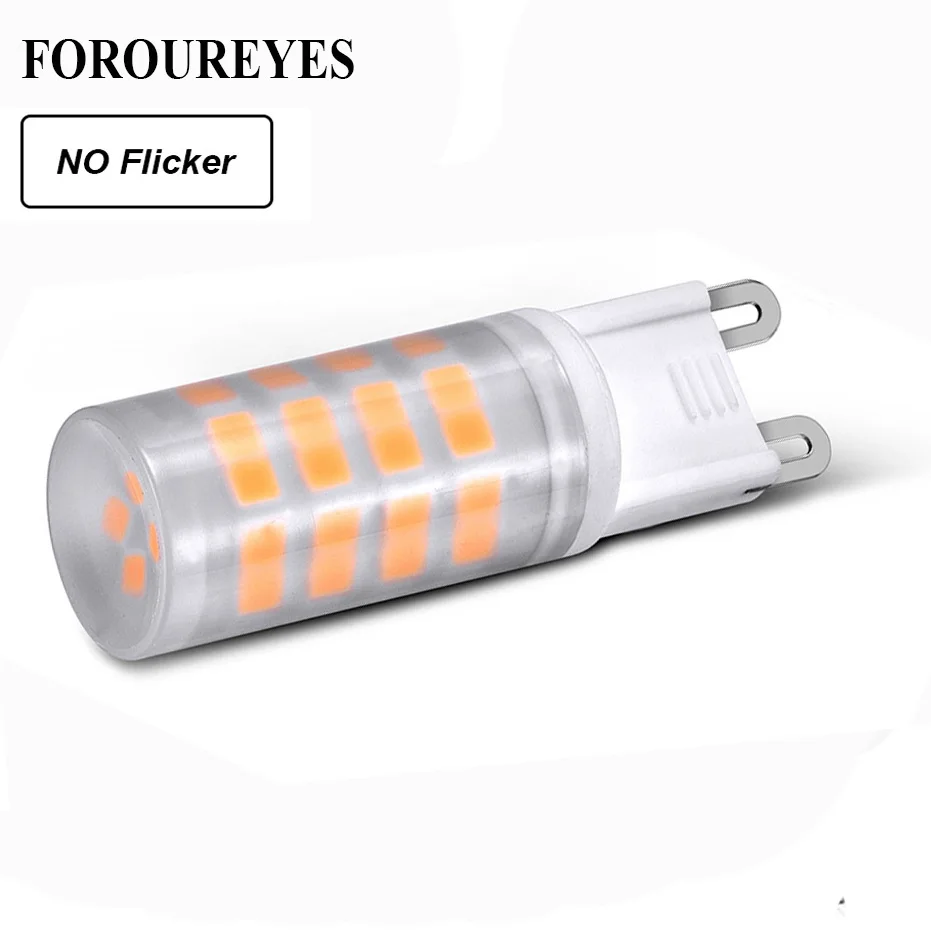 LED G9 Bulb No Flicker AC 85-265V 380lm SMD2835 LED Lighting Replace 40W Halogen Lamp For light lightings chandeliers
LED G9 Bulb No Flicker AC 85-265V 380lm SMD2835 LED Lighting Replace 40W Halogen Lamp For light lightings chandeliers