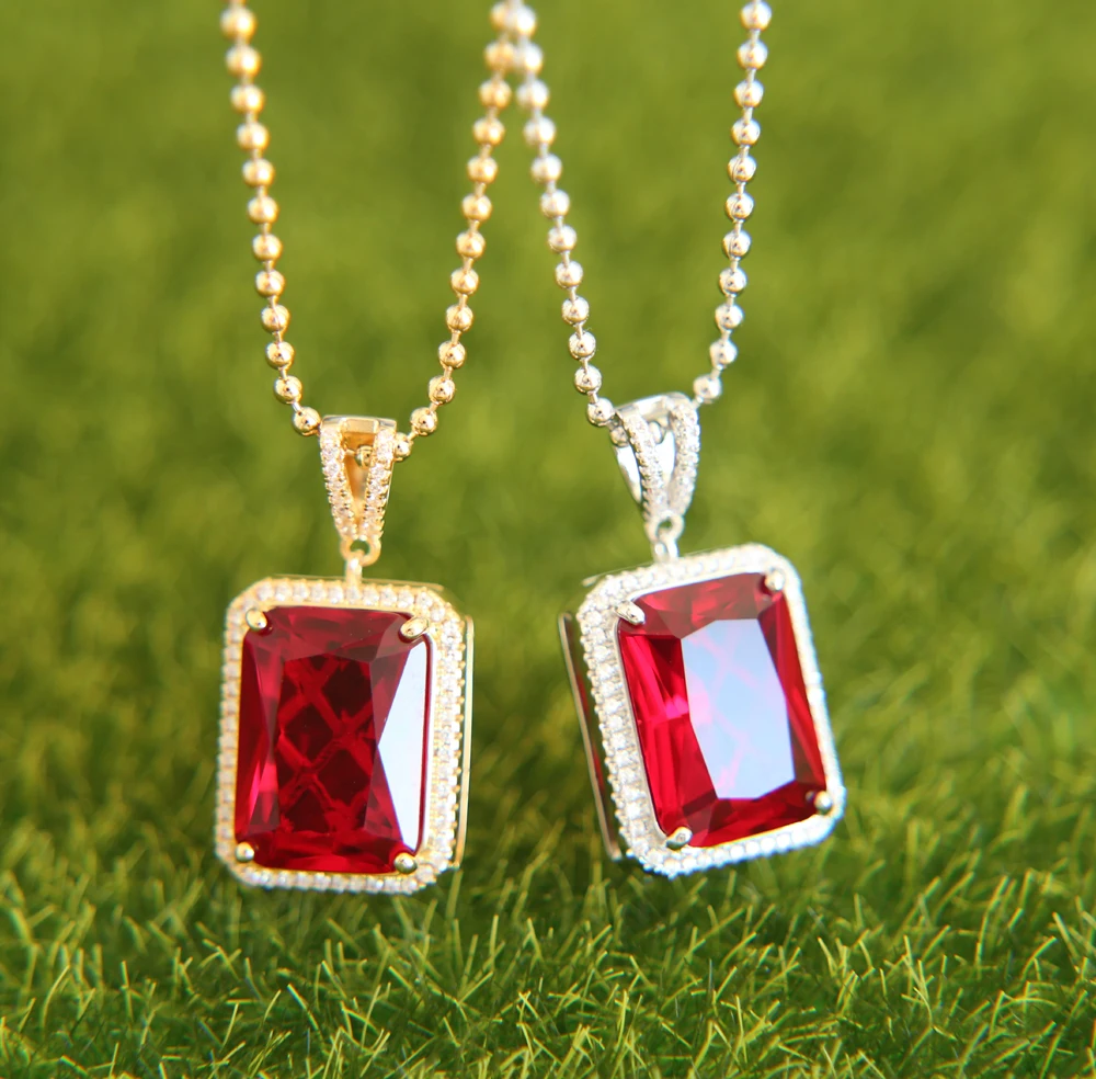 Men's Trendy Iced Out Hip Hop Pendant Necklace Jewelry Gold Color Red black micro pave Big Square Stone Pendant Chain Necklace
Men's Trendy Iced Out Hip Hop Pendant Necklace Jewelry Gold Color Red black micro pave Big Square Stone Pendant Chain Necklace