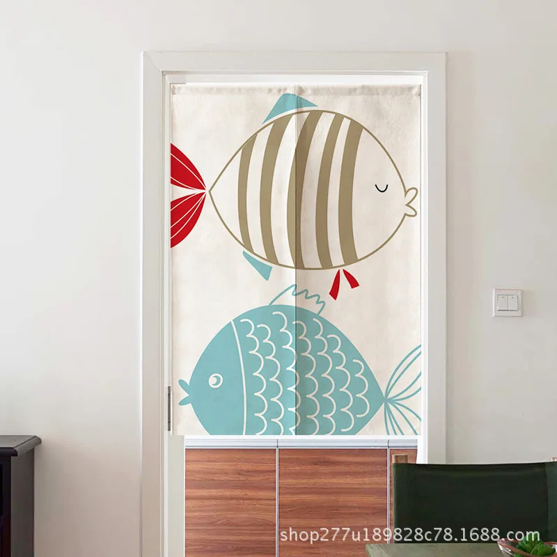 Cartoon Door Curtain Lovely Fish Bedroom Half Curtain Children's Room Feng Shui Door Curtain
Cartoon Door Curtain Lovely Fish Bedroom Half Curtain Children's Room Feng Shui Door Curtain