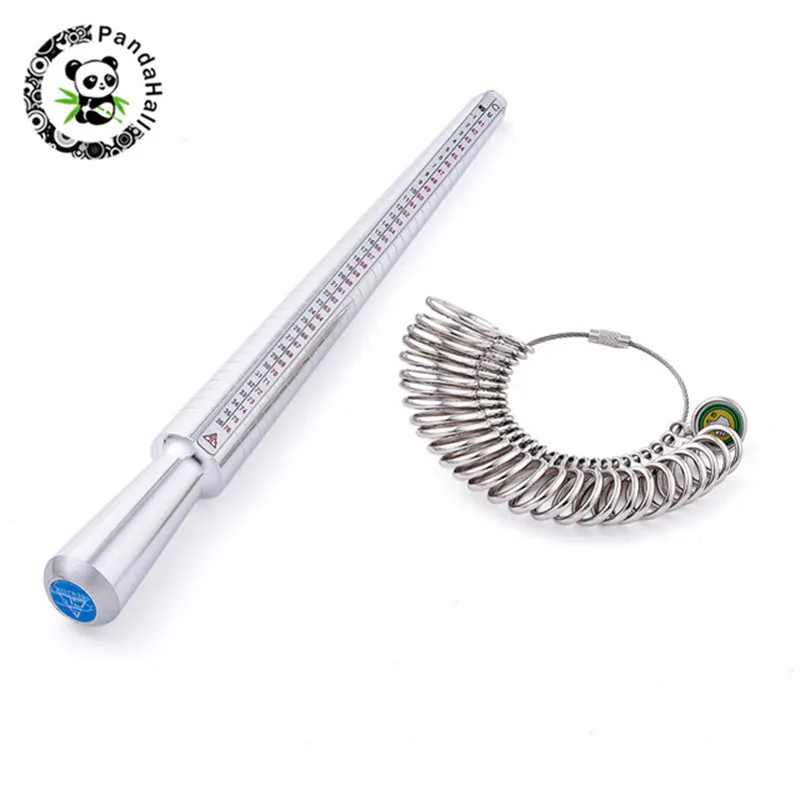 Jewelry Measuring Tool Sets Ring Sizer Mandrel Stick Finger Gauge Ring Measuring Sizes ring: about 11~22mm inner diameter
Jewelry Measuring Tool Sets Ring Sizer Mandrel Stick Finger Gauge Ring Measuring Sizes ring: about 11~22mm inner diameter