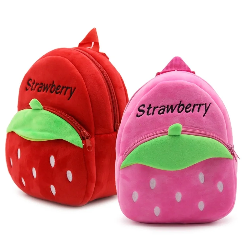 New Plush Backpack Cute Strawberry Cartoon soft stuffed plush bag Toy Mini School student's Bag for 1-3 years Boy Girl bags
New Plush Backpack Cute Strawberry Cartoon soft stuffed plush bag Toy Mini School student's Bag for 1-3 years Boy Girl bags